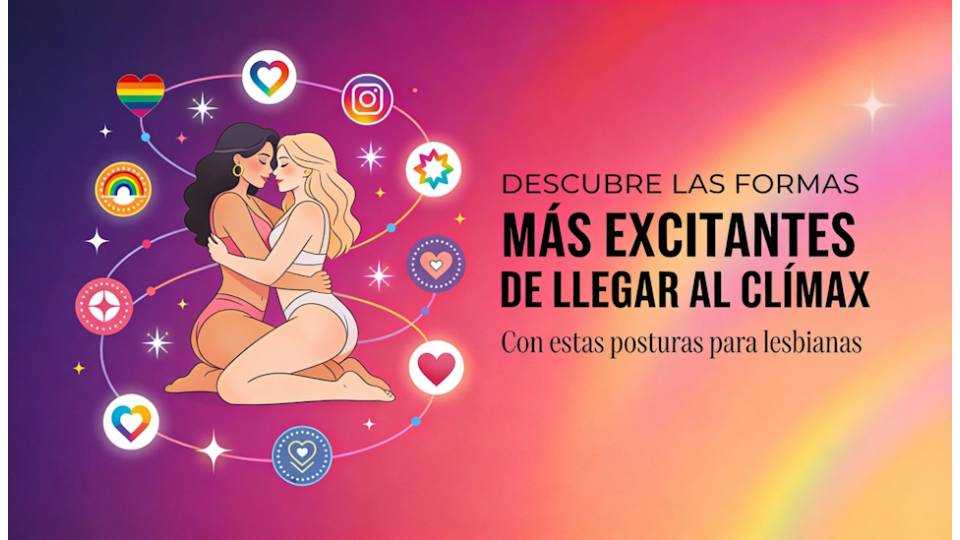 Descubre las formas más excitantes de llegar al clímax con estas posturas para lesbianas